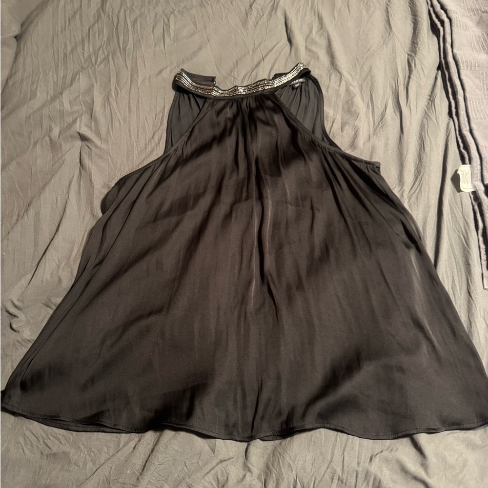 Torrid Black Beaded Halter Top